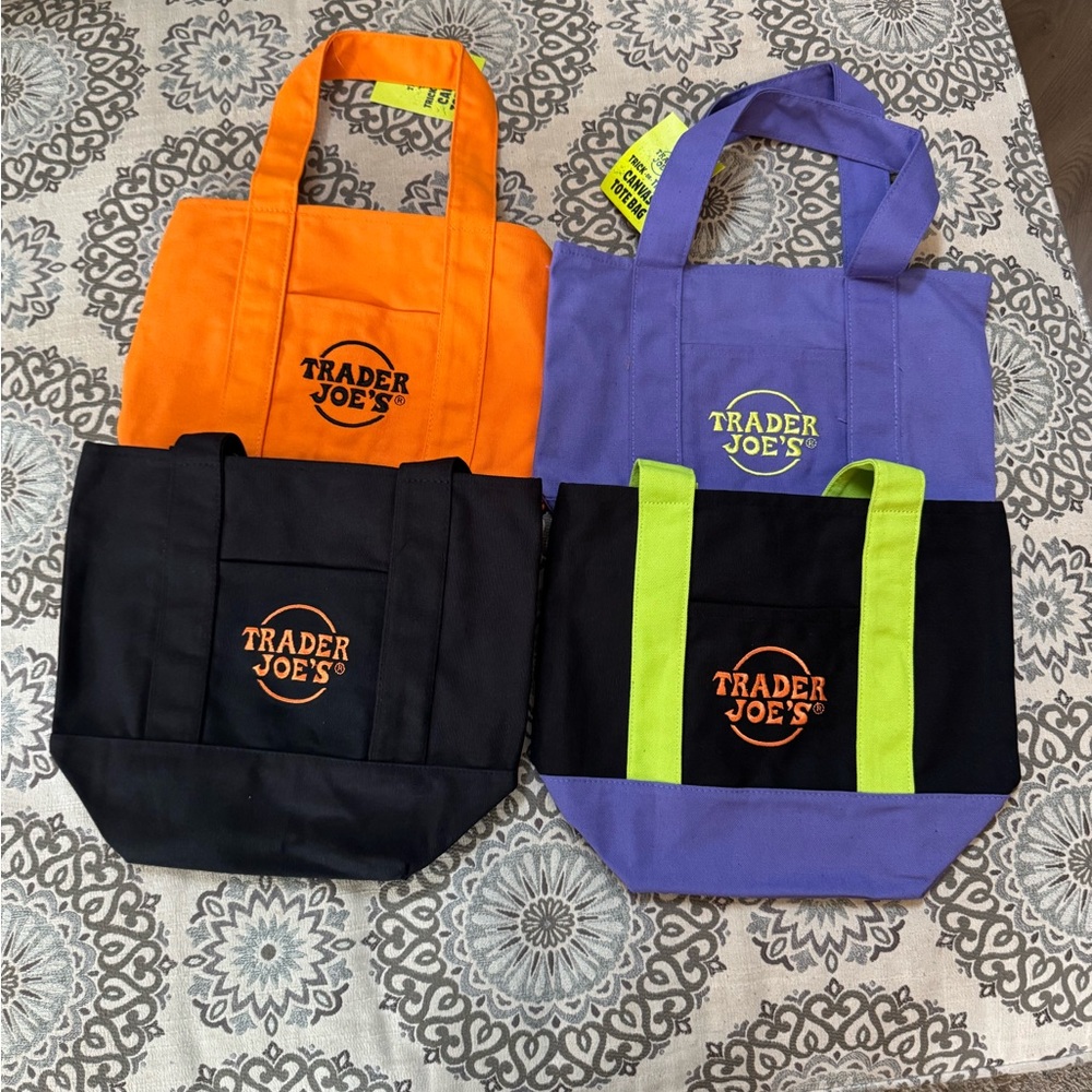 Trader Joe's Limited Edition Mini Totes (Halloween Edition)